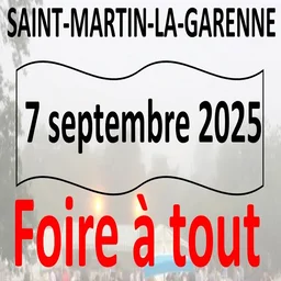 7 septembre - Foire à tout - Comité des fêtes